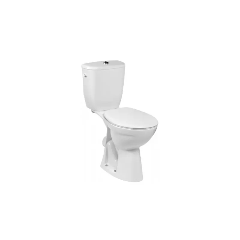 WC à poser sortie horizontale JACOB DELAFON Brive surélevé (PMR) + réservoir + abattant