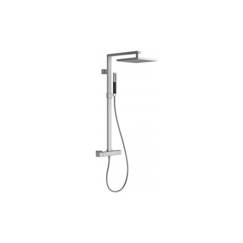 Colonne de douche thermostatique JACOB DELAFON Strayt chromé
