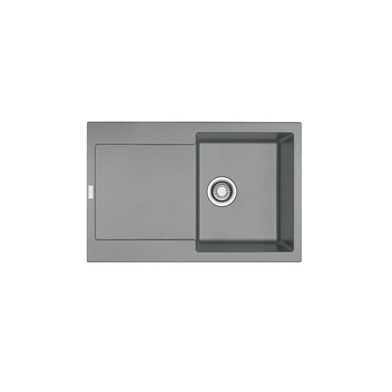 Evier à encastrer 1 bac FRANKE Maris Fragranit avec vidage manuel 78 x 50 cm Stone