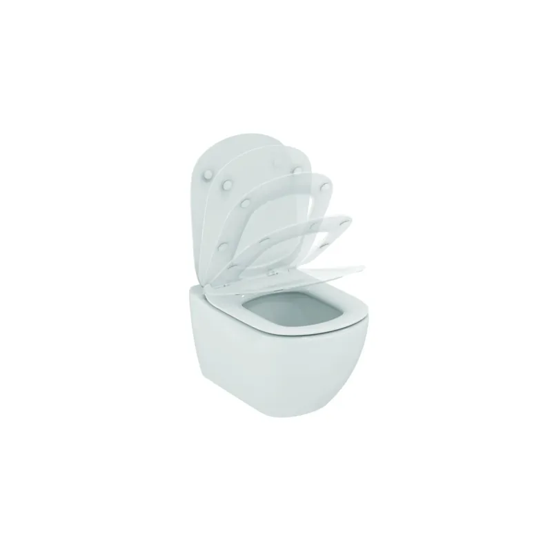 Cuvette WC suspendu IDEAL STANDARD Tesi Aquablade + abattant frein de chute