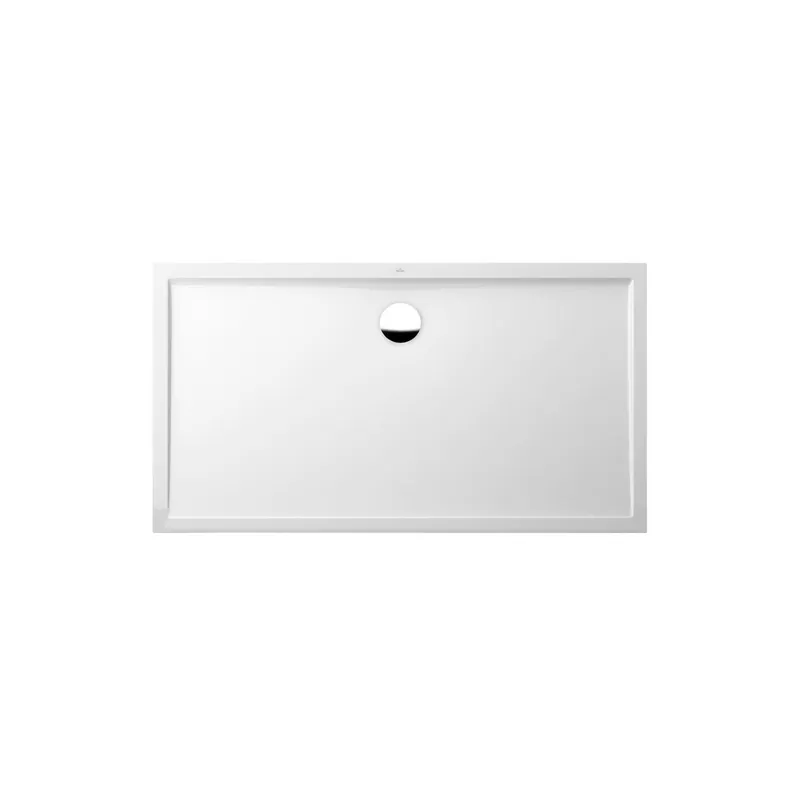 Receveur antidérapant 140 x 90 VILLEROY ET BOCH Futurion a encastrer acrylique rectangle blanc