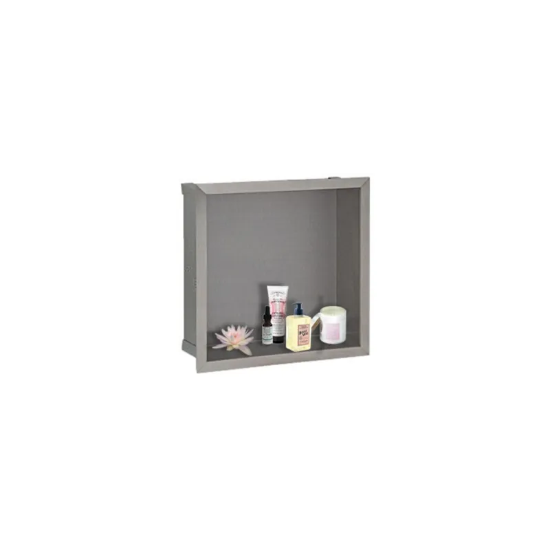 Niche murale en inox à encastrer
