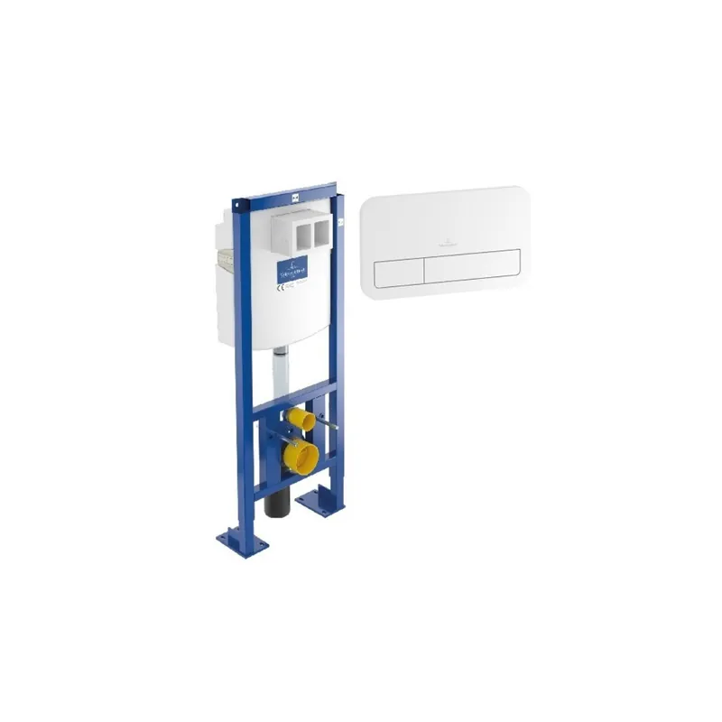 Bâti-support autoportant WC VILLEROY ET BOCH Viconnect avec plaque