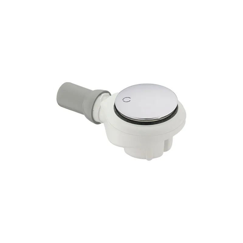 Bonde de douche sortie horizontale VILLEROY & BOCH Tempoplex Plus 90mm avec cache