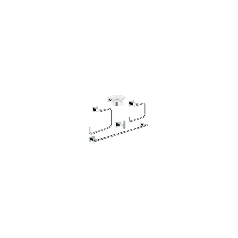 Set d‘accessoires salle de bain luxe Grohe Essentials Cube
