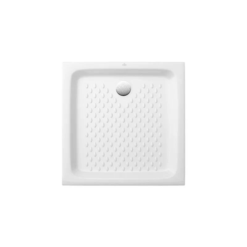 Receveur 80 x 80 VILLEROY ET BOCH O Novo ceramique carré blanc