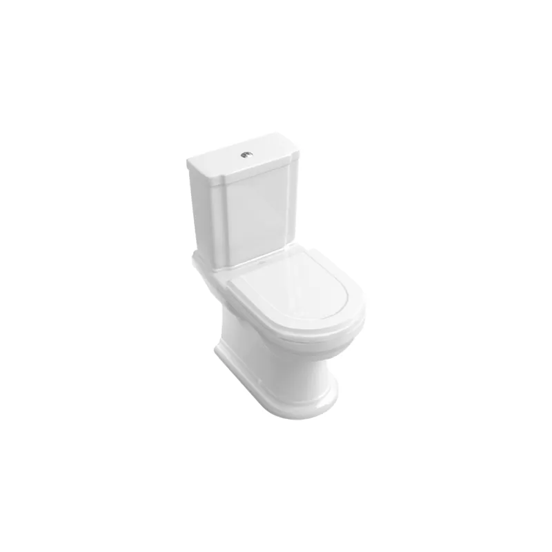 WC à poser sortie horizontale VILLEROY & BOCH Hommage avec abattant frein de chute