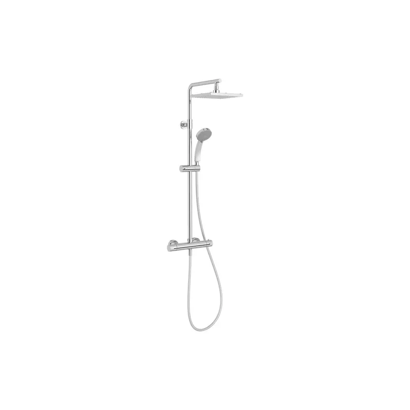 Colonne de douche thermostatique JACOB DELAFON Colette 4 jets chromé