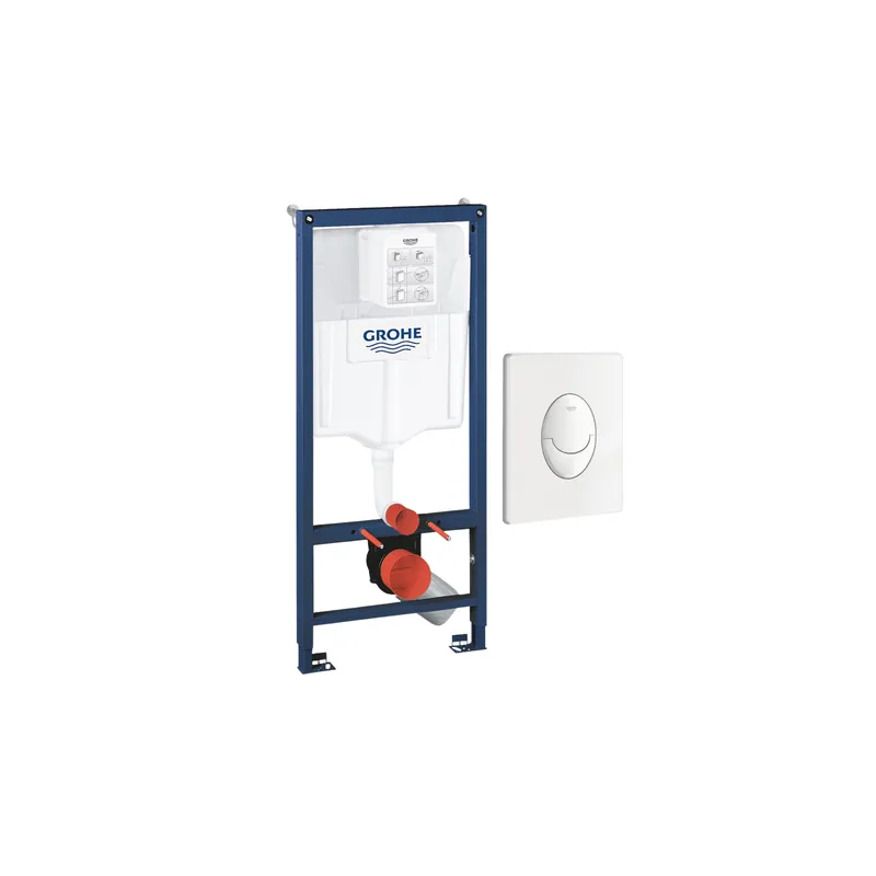Bâti-support mur porteur GROHE Rapid SL avec plaque déclenchement Skate Air