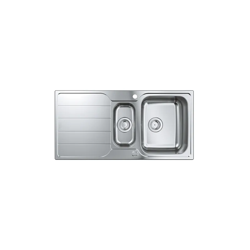 Evier cuisine 1 bac et demi Grohe K500