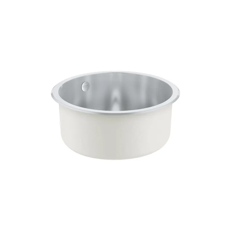 Evier rond en inox Grohe K200