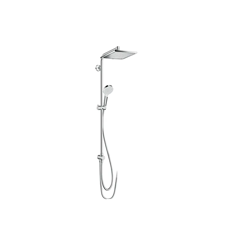 Colonne de douche ou bain douche sans mitigeur HANSGROHE Crometta E 280 EcoSmart chromé