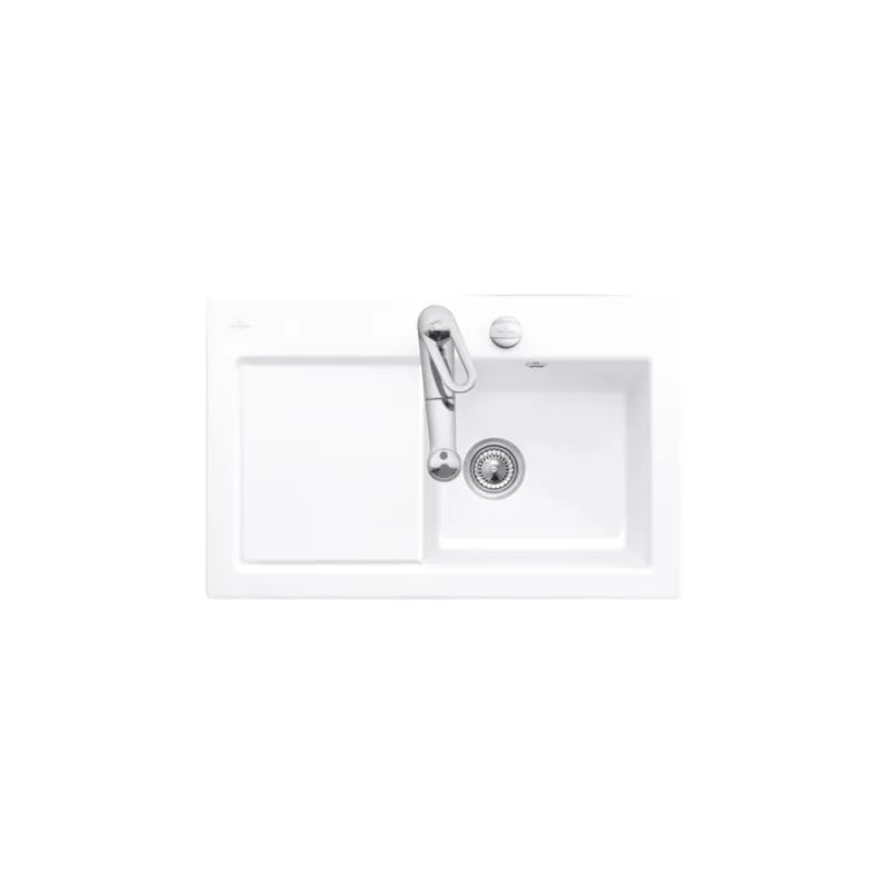 Evier de cuisine VILLEROY & BOCH Subway Pure 45 égouttoir à gauche