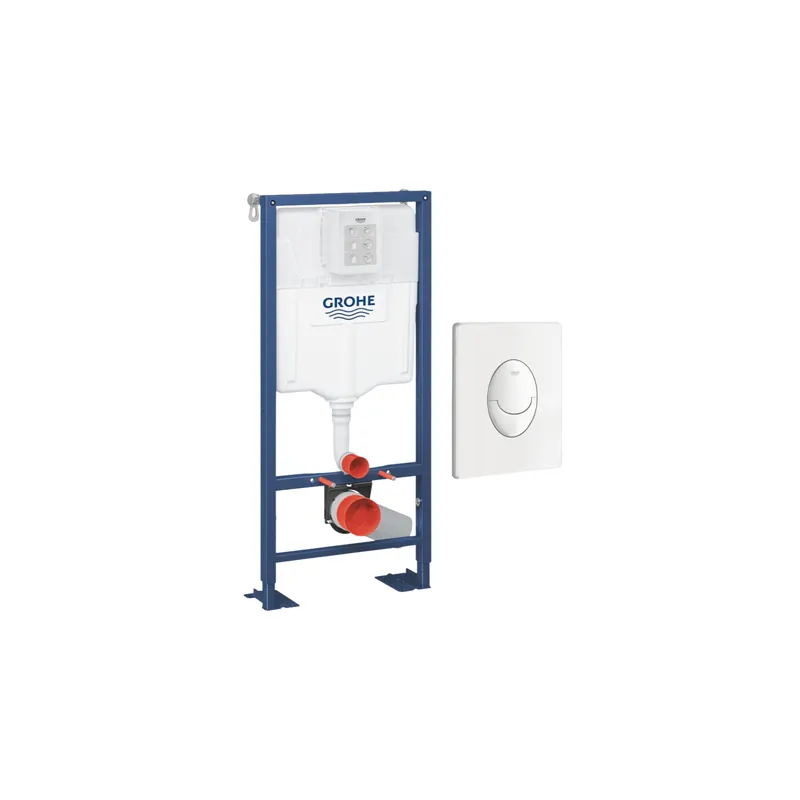 Bâti-support WC autoportant GROHE Solido avec plaque de commande Skate Air