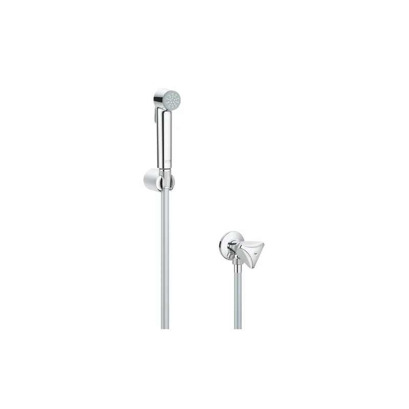 Douchette Grohe Tempesta Trigger spray 30 ensemble avec robinet d‘arrêt 1 jet, chrome