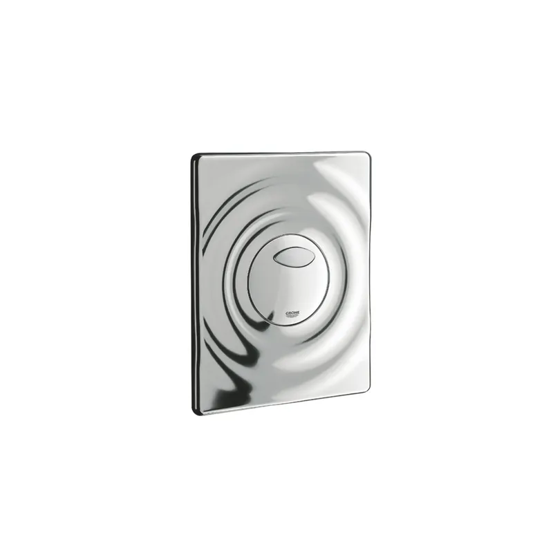 Plaque commande Surf Grohe vertical ou horizontal Chromé