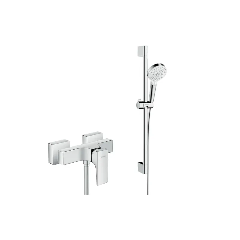 Ensemble douche HANSGROHE Crometta + Mitigeur bain douche Metropol