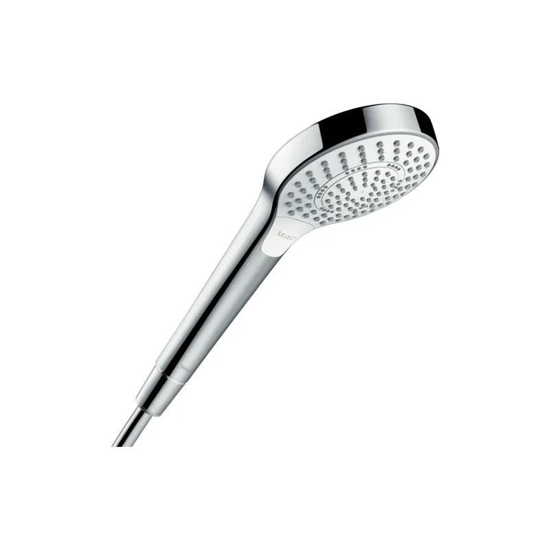 Douchette à main Hansgrohe 130 3 jet EcoSmart 9l/min blanc/chromé Croma Select S