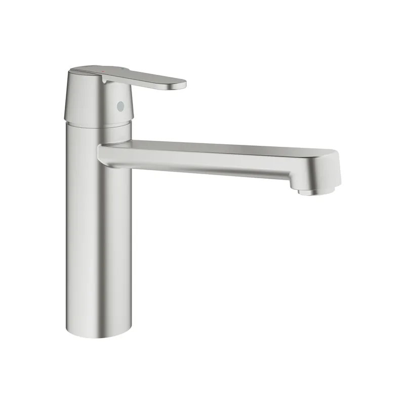Get mitigeur évier bec taille interméd. Grohe Quickfix Supersteel