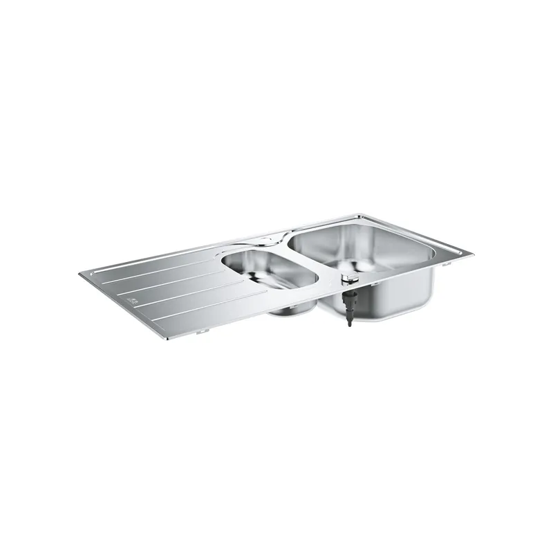 K200 Evier inox 60 96,5/50 1.5 rév Grohe quickfix
