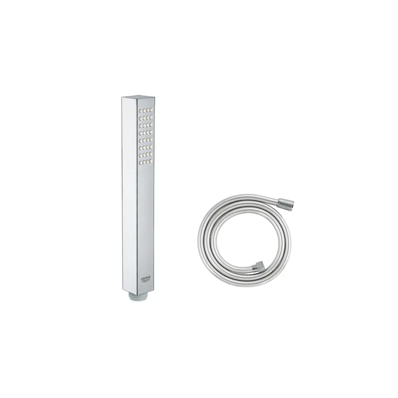 Douchette 1 jet GROHE Vitalio Joy Cube Stick chromé avec flexible 1500