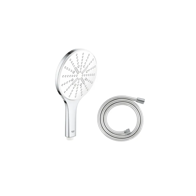 Douchette GROHE Vitalio Smartactive 3 jets avec flexible de douche 1500