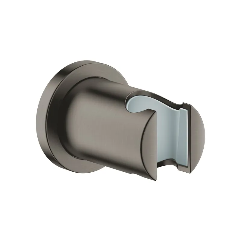 Support mural pour douchette Grohe Rainshower Hard Graphite Brossé