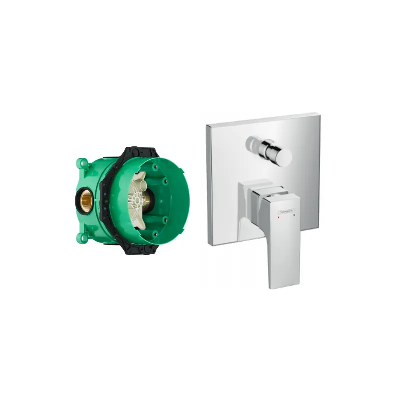Façade HANSGROHE Metropol pour Mitigeur baignoire encastré avec corps encastré