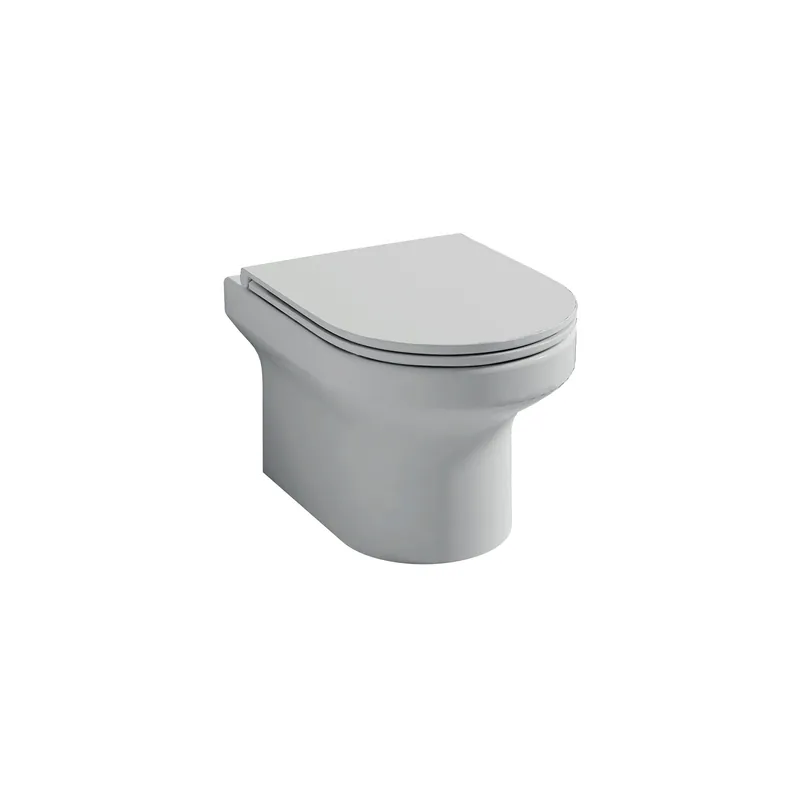 Cuvette WC suspendu sans bride JACOB DELAFON Elite avec abattant frein de chute extra-plat déclipsable