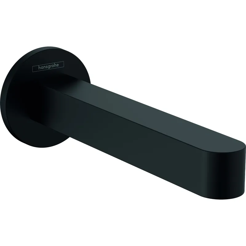 Bec déverseur baignoire HANSGROHE Finoris noir mat