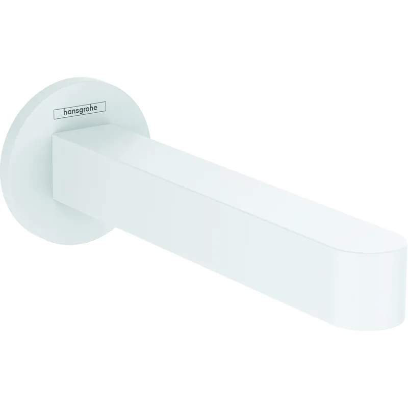 Bec déverseur baignoire HANSGROHE Finoris blanc mat