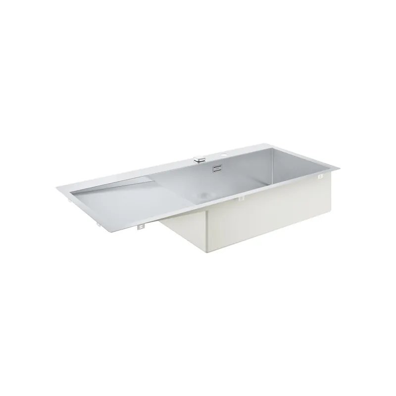 Evier 1 cuve avec égouttoir en acier inoxydable K1000 GROHE