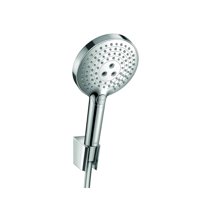 Pommeau de douche HANSGROHE Raindance Select S 120 3 jets support et flexible 125 cm chromé