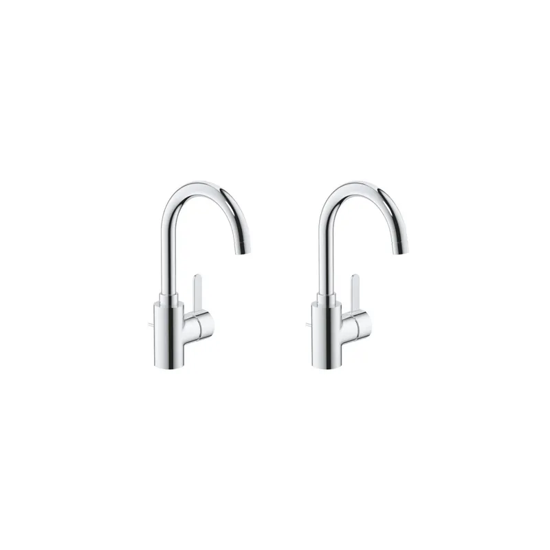 Lot de 2 mitigeurs lavabo bec haut GROHE Eurosmart Cosmopolitan L