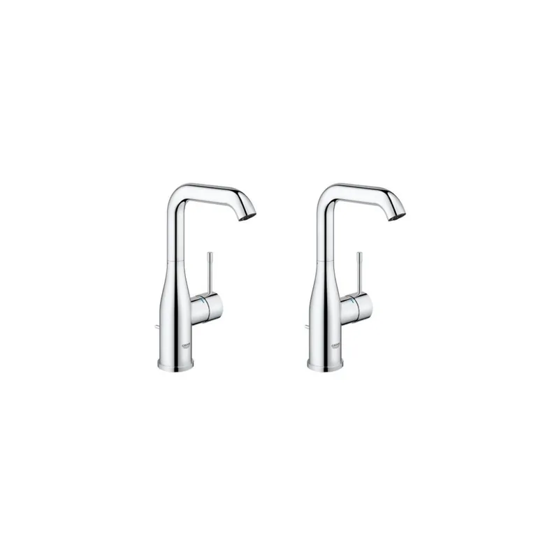 Lot de 2 mitigeurs lavabo GROHE Essence M Chromé