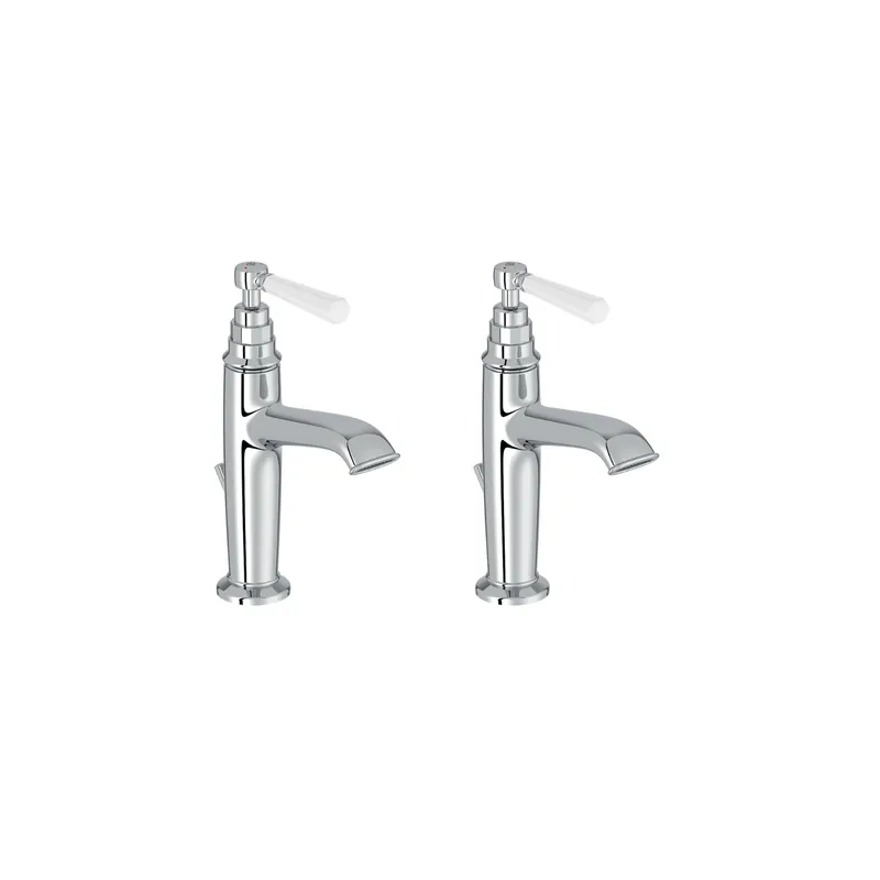Lot de 2 mitigeurs lavabo JACOB DELAFON Cléo 1889 chromé