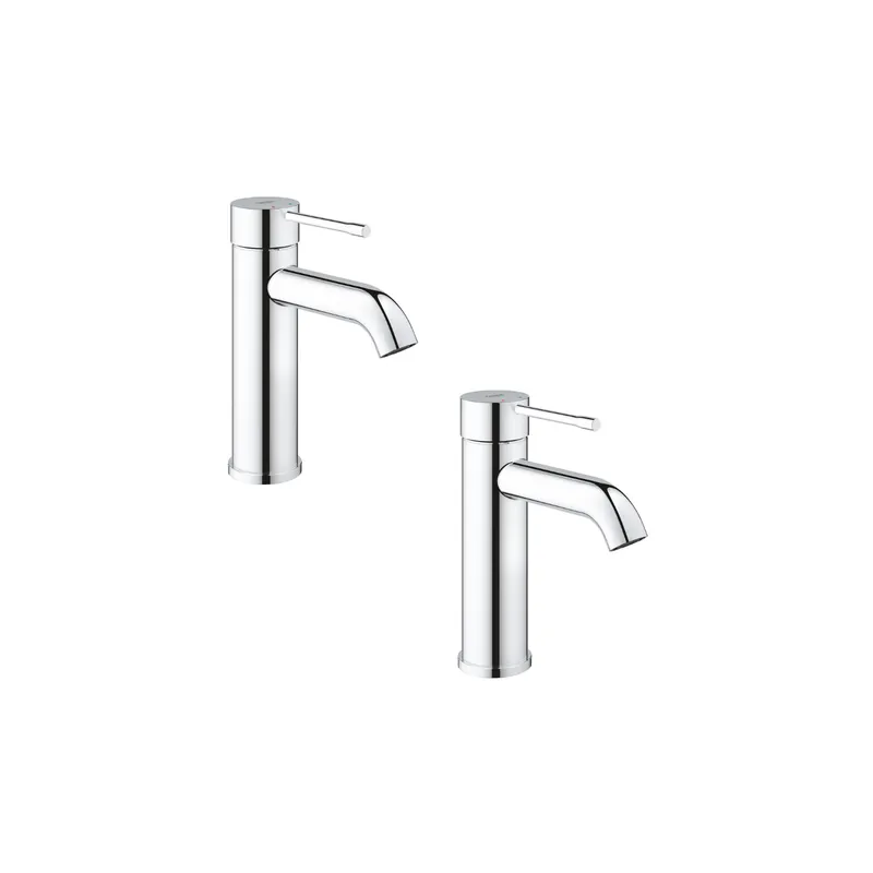 Lot de 2 mitigeurs lavabo GROHE Essence AquaGuide S sans vidage