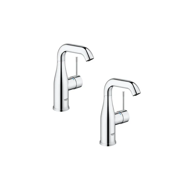 Lot de 2 mitigeurs lavabo GROHE Essence M sans tirette