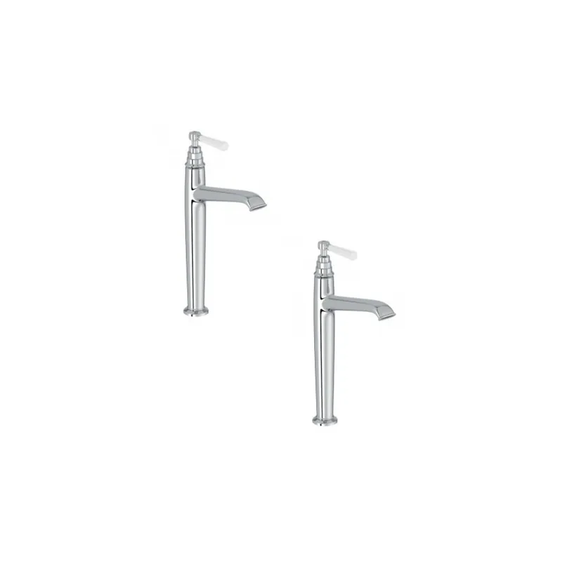 Lot de 2 mitigeurs lavabo haut JACOB DELAFON Cléo 1889 chromés