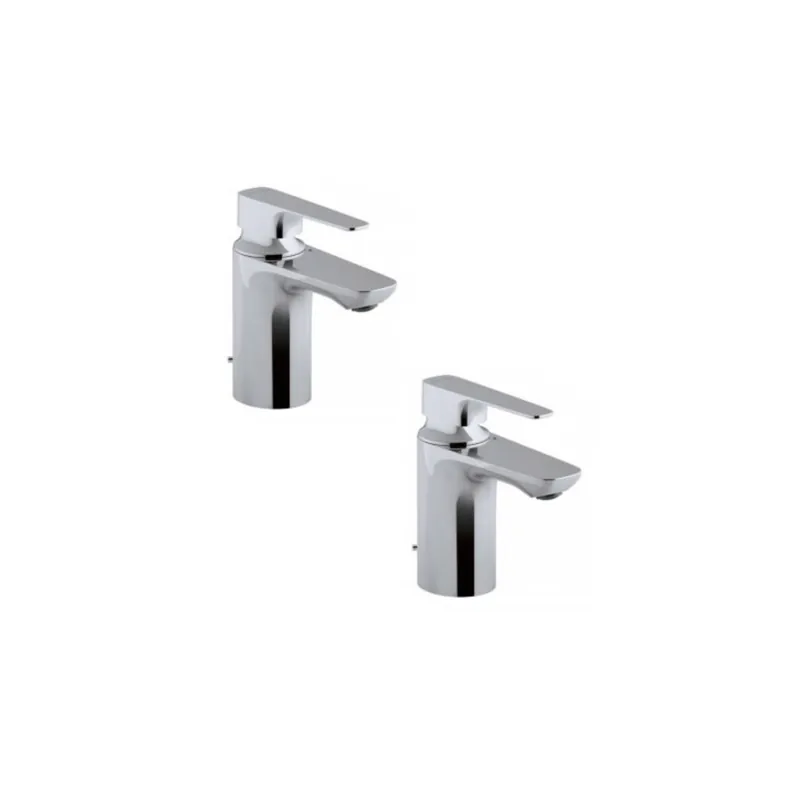 Lot de 2 mitigeurs lavabo JACOB DELAFON Aleo+ avec tirette