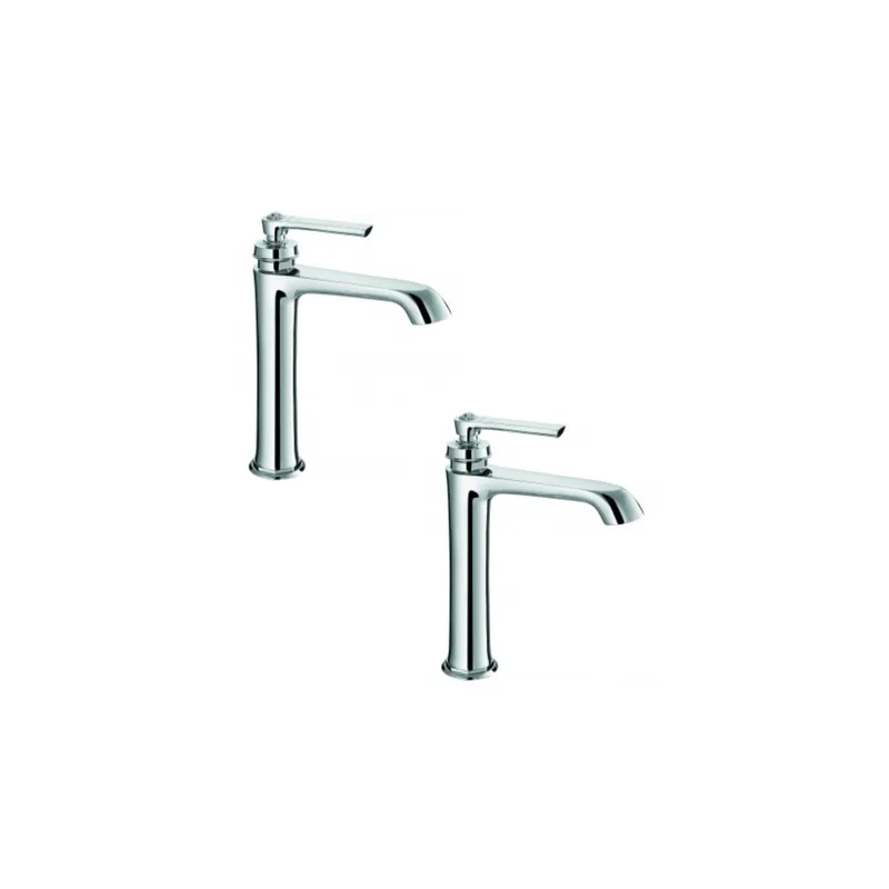 Lot de 2 robinets lavabo haut Paini Lady‘s 180 Chromé