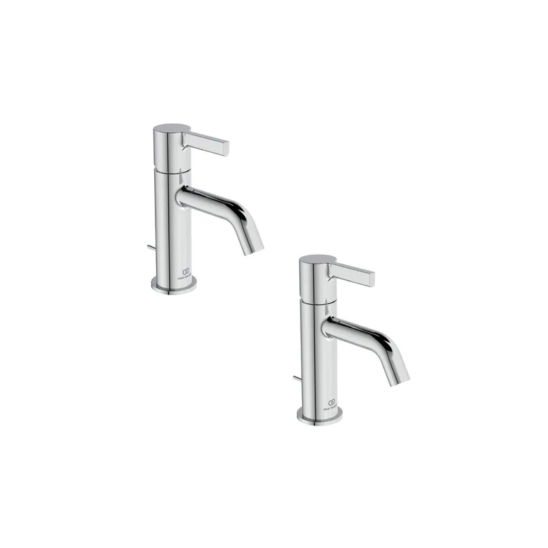 Lot de 2 mitigeurs lavabo avec tirette Ideal Standard Joy chromé