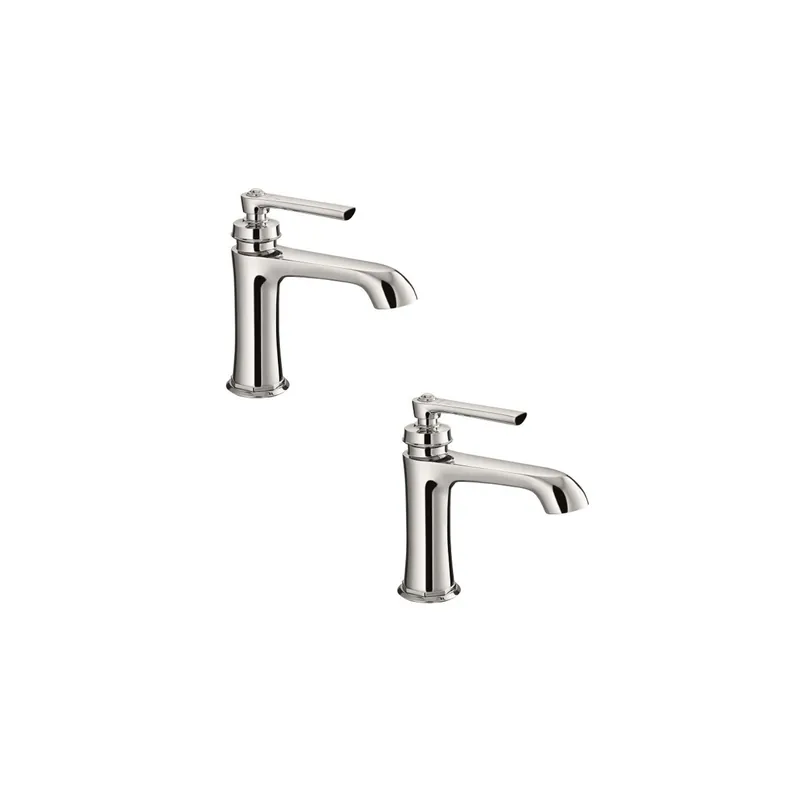 Lot de 2 robinets lavabo retro Paini Lady‘s 100 Chromé