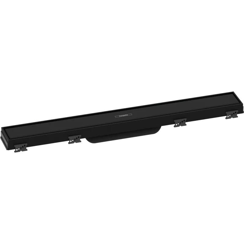 Caniveau de douche 60 cm HANSGROHE RainDrain Match noir mat