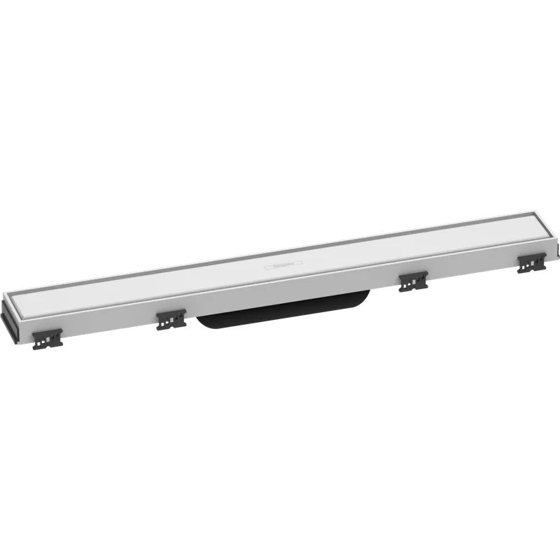 Caniveau de douche 60 cm HANSGROHE RainDrain Match blanc mat