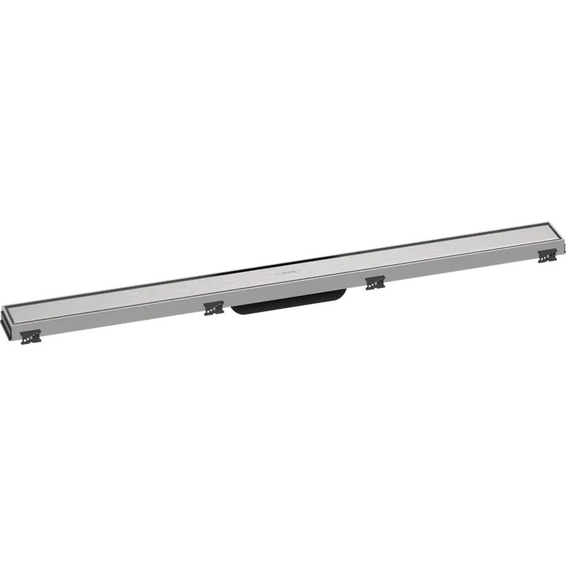 Caniveau de douche 90 cm HANSGROHE RainDrain Match acier inox brossé