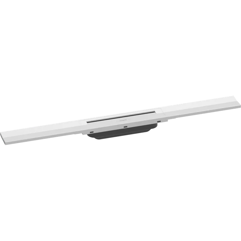 Caniveau de douche découpable 70 cm HANSGROHE RainDrain Flex montage libre blanc mat