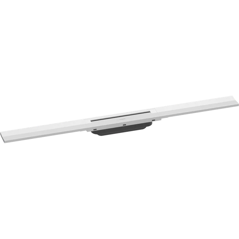 Caniveau de douche découpable 80 cm HANSGROHE RainDrain Flex montage libre blanc mat