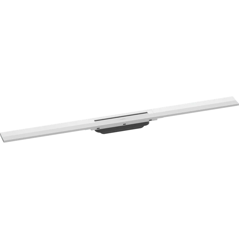 Caniveau de douche découpable 90 cm HANSGROHE RainDrain Flex montage libre blanc mat