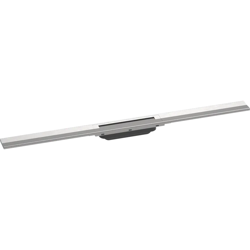 Caniveau de douche découpable 90 cm HANSGROHE RainDrain Flex montage libre acier inox brossé